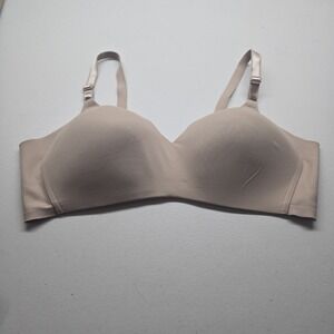 Warners Women Bra 40C Beige T Shirt Wireless Strap Adjustable